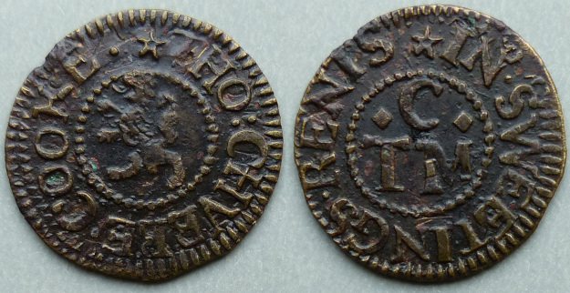 Sweetings Rents, Tho Chubbe farthing (cook)